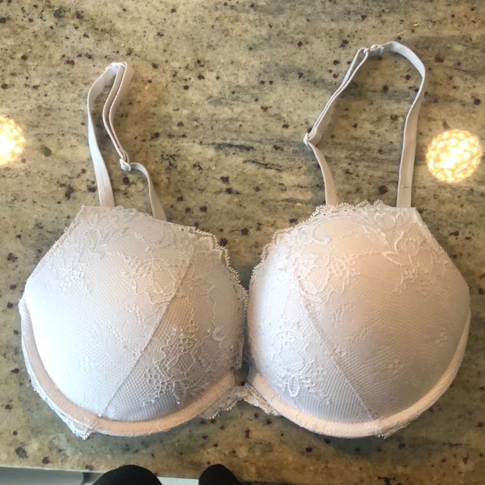 La Senza White sexy lace push-up bra